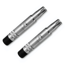 2Pcs Manual Nose Hair Trimmer Nostril Shaving Cleaners Portable Nose Hair Trimmer