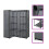 Berkfield Corner Wardrobe Grey 130x87x169 cm 1