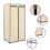 Berkfield Wardrobe Cream 75x50x160 cm 1