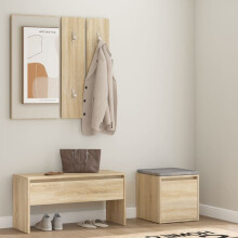 Berkfield Hallway Furniture Set Sonoma Oak Engineered Wood