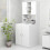 Berkfield Washing Machine Cabinet White 1