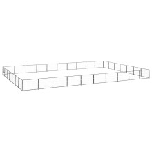 Berkfield Dog Kennel Black 70 m Steel