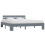 Berkfield Bed Frame without Mattress Grey Solid Pine Wood 180x200 cm Super King 1