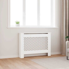 Berkfield Radiator Cover White 112x19x81.5 cm MDF