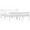 Berkfield Bed Frame without Mattress White Solid Pinewood 180x200 cm Super King 1