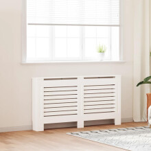Berkfield Radiator Cover White 152x19x81.5 cm MDF
