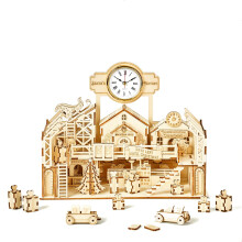 3D Wooden Puzzle, DIY Wood Model Kit with 225 LaserCut Parts for Christmas Gift