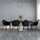 Berkfield Dining Chairs 6 pcs Black PP 1