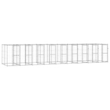 Berkfield Outdoor Dog Kennel Galvanised Steel 21.78 m