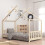 Berkfield Kids Bed Frame Solid Pine Wood 80x160 cm 1