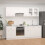 Berkfield 8 Piece Kitchen Cabinet Set Lyon White Engineered Wood 1
