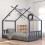 Berkfield Kids Bed Frame Grey Solid Pine Wood 90x200 cm 1