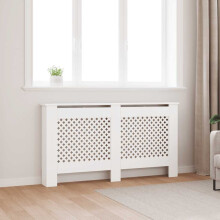 Berkfield Radiator Cover White 152x19x81.5 cm MDF