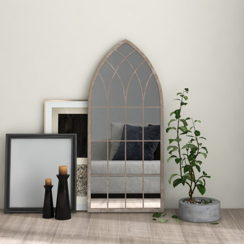 Berkfield Mirror Sand 100x45 cm Iron for Indoor Use