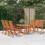 Berkfield Folding Garden Chairs 6 pcs Solid Wood Eucalyptus 1