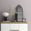 Berkfield Mirror Black 70x30 cm Iron for Indoor Use 1