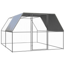 Berkfield Outdoor Chicken Cage 3x4x2 m Galvanised Steel