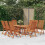Berkfield Folding Garden Chairs 8 pcs Solid Wood Eucalyptus 1