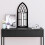 Berkfield Mirror Black 70x30 cm Iron for Indoor Use 1