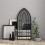 Berkfield Mirror Black 100x45 cm Iron for Indoor Use 1