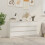 Berkfield Bedside Cabinets 2 pcs White 60x36x64 cm Solid Pinewood 1