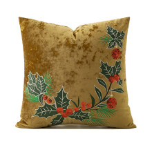 Snowflakes Wreath Pillow Case Blending Fabric Home Accessory-B1