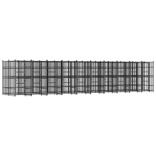 Berkfield Outdoor Dog Kennel Steel 18.43 m