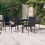 Berkfield 5 Piece Outdoor Dining Set Black 1