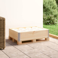 Berkfield Pallet Collar 60x80 cm Solid Pine Wood