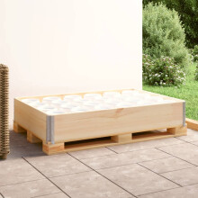 Berkfield Pallet Collar 80x120 cm Solid Pine Wood