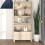 Berkfield Highboard HAMAR Solid Wood Pine Honey Brown 1