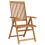 Berkfield Folding Garden Chairs 3 pcs Solid Acacia Wood 1