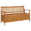 Berkfield Garden Storage Bench 148 cm Solid Acacia Wood 1