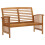 Berkfield Garden Bench 119 cm Solid Acacia Wood 1