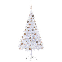 Berkfield Artificial Pre-lit Christmas Tree with Ball Set 150cm 380 Branches