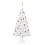 Berkfield Artificial Pre-lit Christmas Tree with Ball Set White 240 cm 1