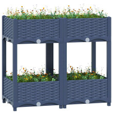 Berkfield Raised Bed 80x40x71 cm Polypropylene