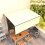 Berkfield Manual Retractable Awning with Blind 4x3m Cream 1