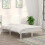 Berkfield Bed Frame without Mattress White 120x190 cm Small Double Solid Wood 1