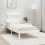 Berkfield Bed Frame without Mattress White 90x190 cm Single Solid Wood 1