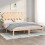 Berkfield Bed Frame without Mattress 150x200 cm King Size King Size Solid Wood 1