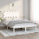 Berkfield Bed Frame without Mattress White 135x190 cm Double Solid Wood 1