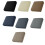 Housse de coussin de canapé douce, lavable en Machine,-Noir 2