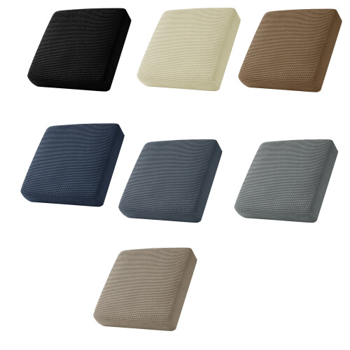 Housse de coussin de canapé douce, lavable en Machine,-Noir 1
