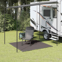 Berkfield Tent Carpet 250x250 cm Anthracite HDPE