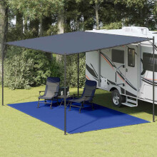 Berkfield Tent Carpet 300x500 cm Blue HDPE