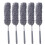 Retractable Bendable Duster For Ceiling Shelves Curtains-Gray 1
