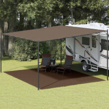 Berkfield Tent Carpet 400x500 cm Brown