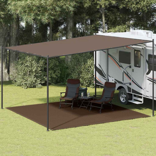 Berkfield Tent Carpet 400x400 cm Brown