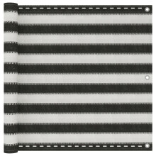 Berkfield Balcony Screen HDPE 90x300 cm Anthracite and White